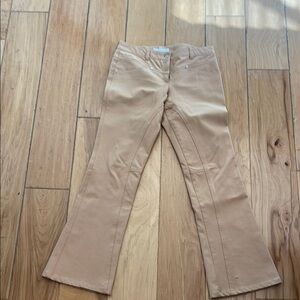 Tan Flared Pants
